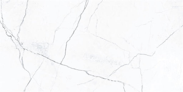 Ecoceramic Luxe White marmerlook tegel 60x120