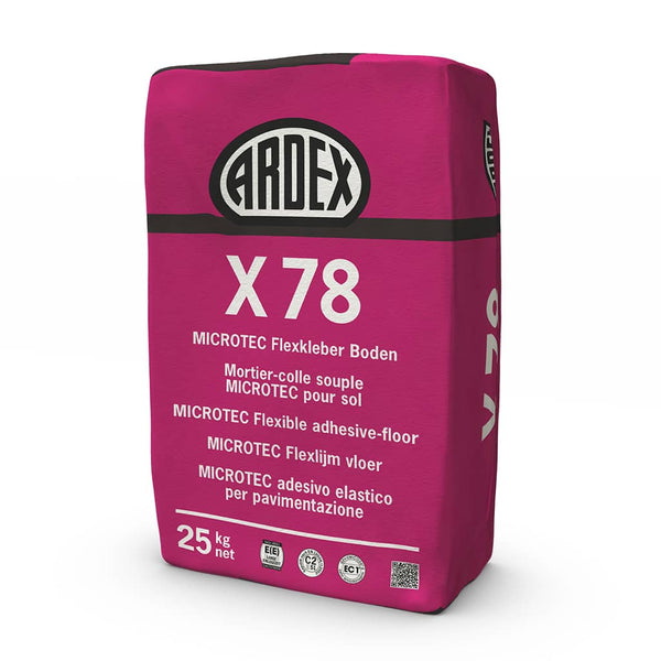 Ardex X 78 MICROTEC Flexlijm, vloer à 25 Kg