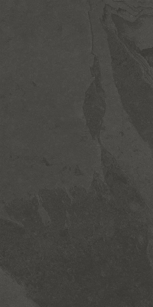 Unicom Starker Brazilian slate Rail black Naturale 30x60 (R)
