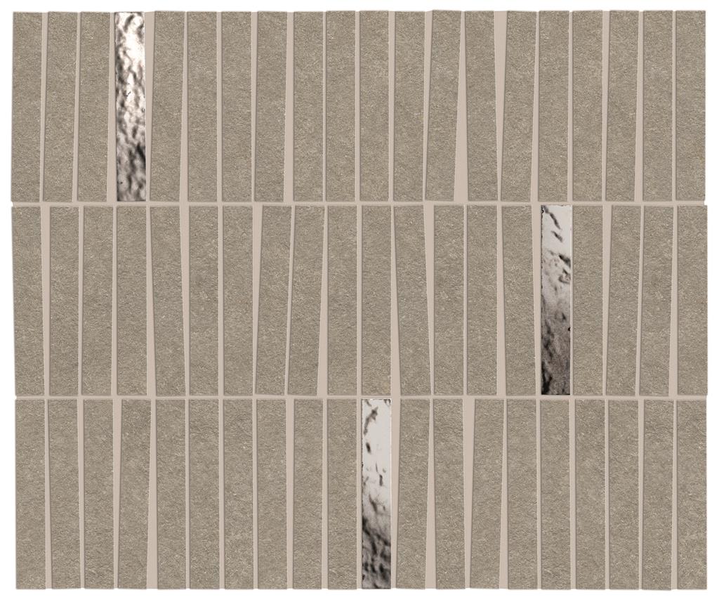 Atlas Concorde Boost Mineral Grey Matt 1,5x9,6 35x29,2 Mosaico Domino Lux