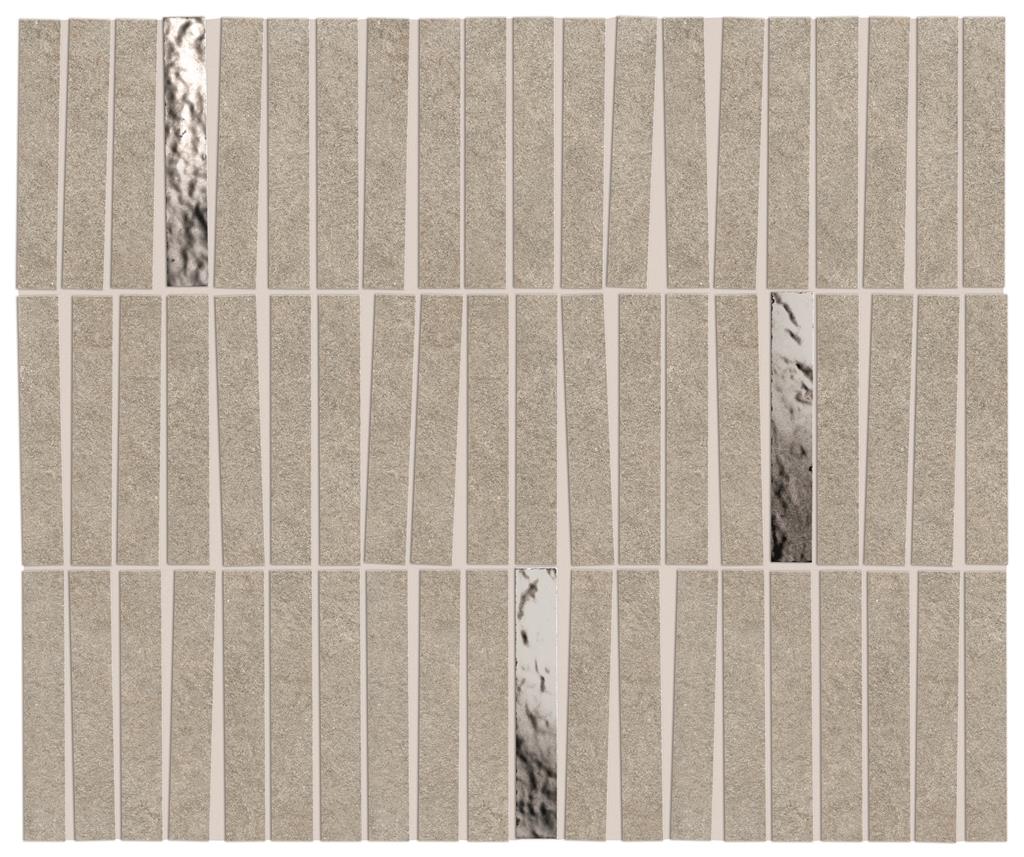 Atlas Concorde Boost Mineral Pearl Matt 1,5x9,6 35x29,2 Mosaico Domino Lux