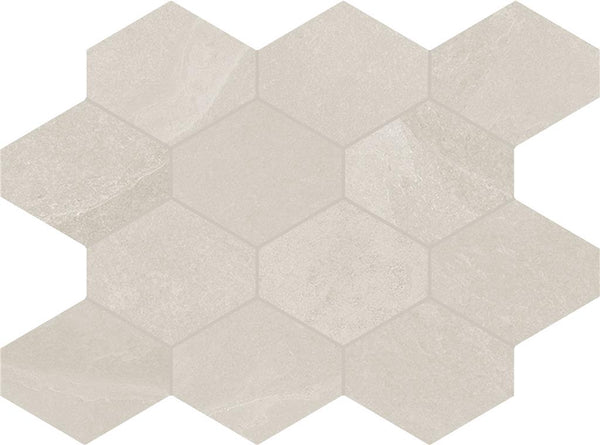 Unicom Starker Brazilian slate Storm beige Naturale 25x34 Hexagon