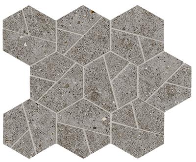 Atlas Concorde Boost Stone Smoke Matt 25x28,5 Mosaico Hex