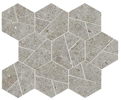 Atlas Concorde Boost Stone Grey Matt 25x28,5 Mosaico Hex