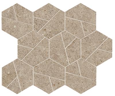 Atlas Concorde Boost Stone Clay Matt 25x28,5 Mosaico Hex