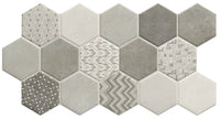 Realonda Habitat Hex Ice 26,5x51