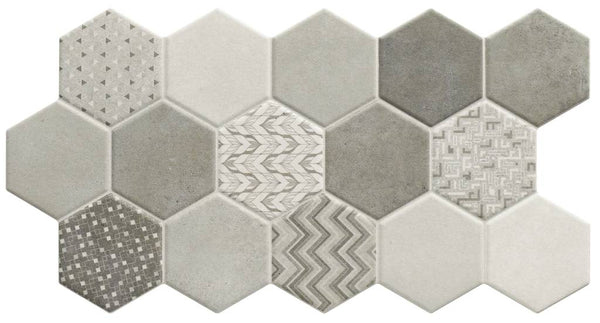 Realonda Habitat Hex Ice 26,5x51