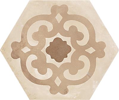 Marca Corona Terra 0415 Fiore vers. C 25x21,6 Esagono