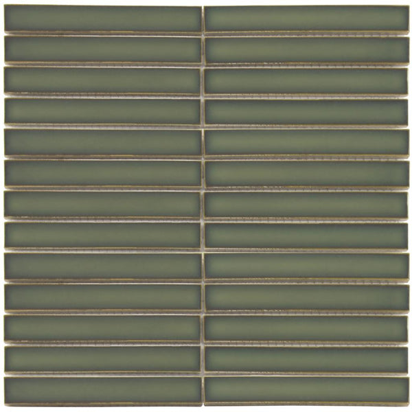 TMF Sevilla SEF20525 Forest Green Glossy 2x14,5 29,6x29,9 Finger