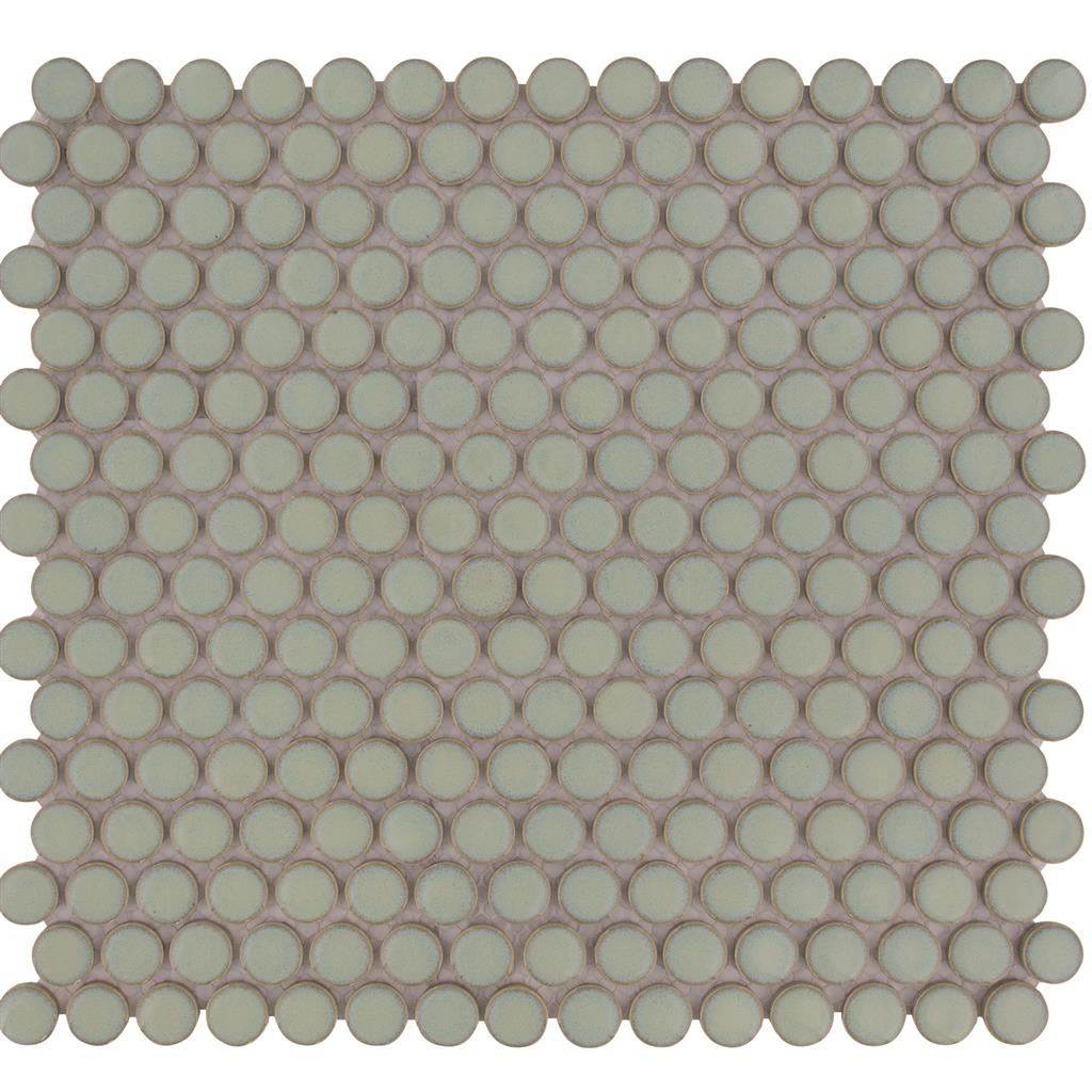 TMF Venice – Pennyround VKN500 Light Green Glossy 1,9x1,9 31,5x29,4 Round