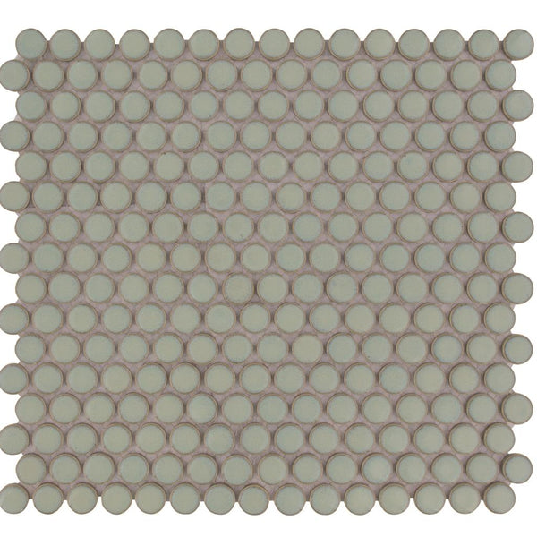 TMF Venice – Pennyround VKN500 Light Green Glossy 1,9x1,9 31,5x29,4 Round