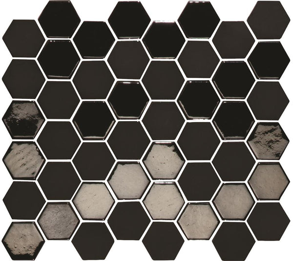 TMF Valencia VAL920 Black Matt + Glossy 4,3x4,9 27,8x32,5 Hexagon