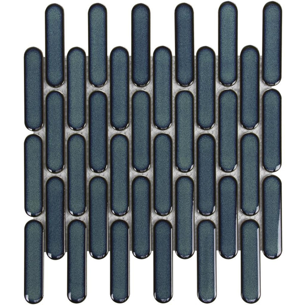 TMF Sevilla SEO23625 Azure Blue speckle Glossy 2,3x9,8 30x30 Oval Finger