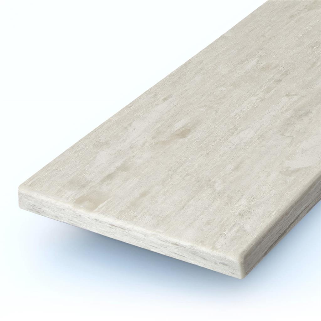 Vensterbank Composiet Quartz Ivory Geborsteld 220x30x2