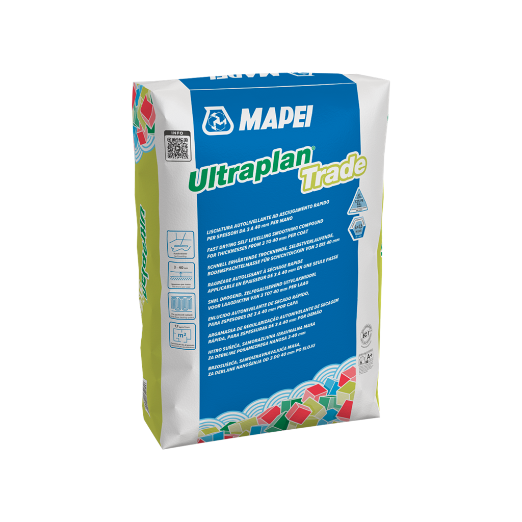 Mapei Ultraplan Trade Snelwerkende Egalisatie Mortel 3-40mm à 25 Zak