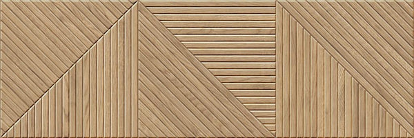 Cifre Geometric Oak Mate 40x120  (R)