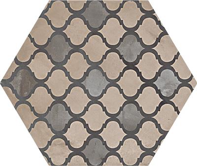 Marca Corona Terra 0412 Coloniale vers. F 25x21,6 Esagono