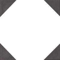 Kerion Neocim Classic Octogone Noir 20x20 Décor