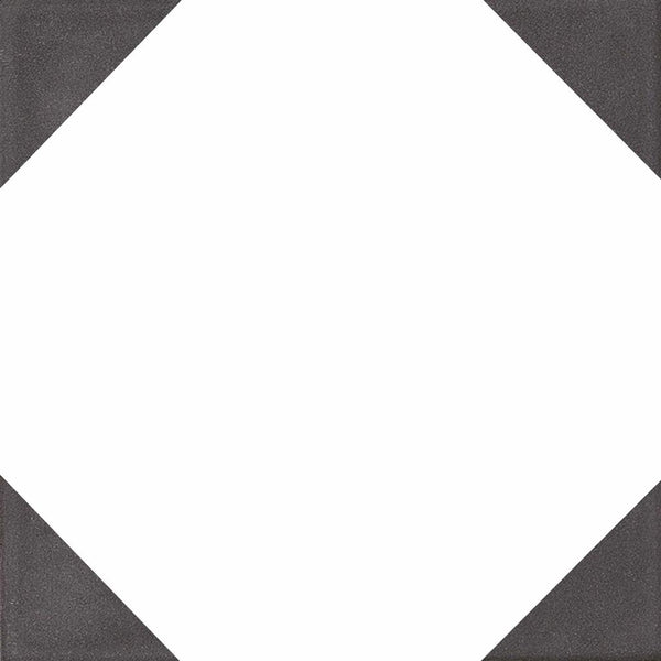 Kerion Neocim Classic Octogone Noir 20x20 Décor