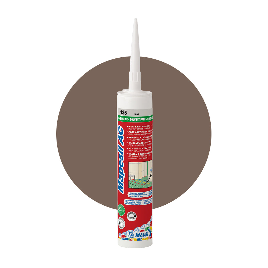 Mapei Mapesil AC (310 ml) n. 136 Mud