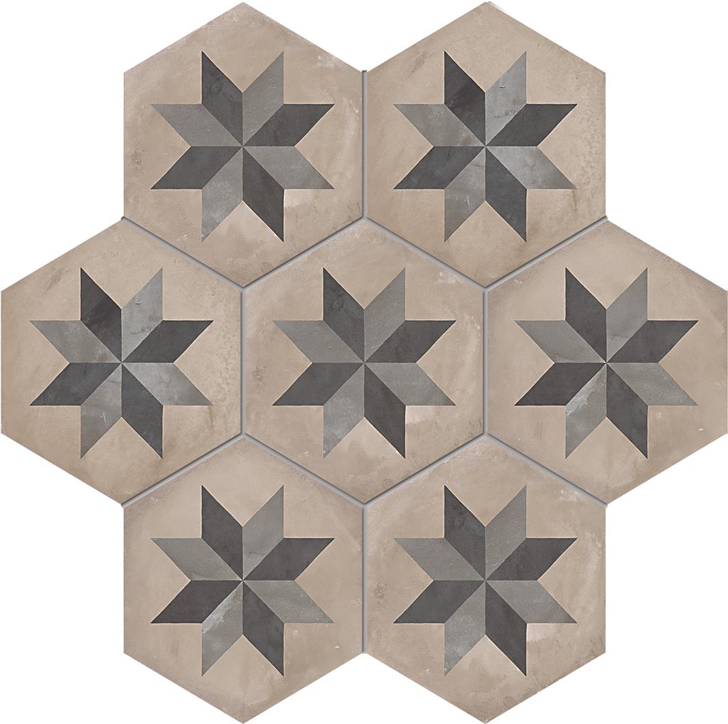 Marca Corona Terra 0404 Stella vers. F 25x21,6 Esagono