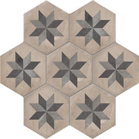 Marca Corona Terra 0404 Stella vers. F 25x21,6 Esagono