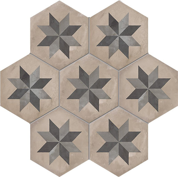 Marca Corona Terra 0404 Stella vers. F 25x21,6 Esagono