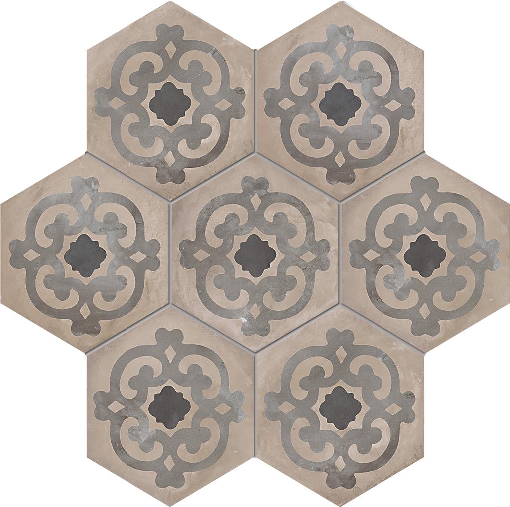 Marca Corona Terra 0416 Fiore vers. F 25x21,6 Esagono