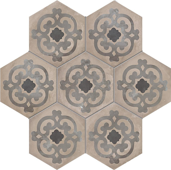 Marca Corona Terra 0416 Fiore vers. F 25x21,6 Esagono