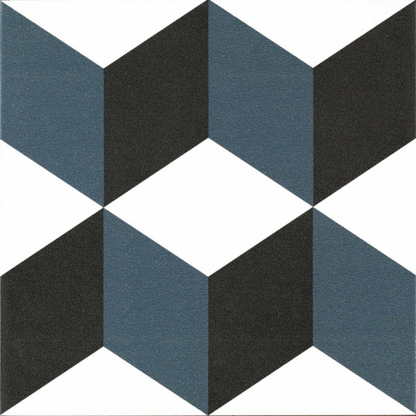 Kerion Neocim Plus Cubique Bleu 20x20 Décor
