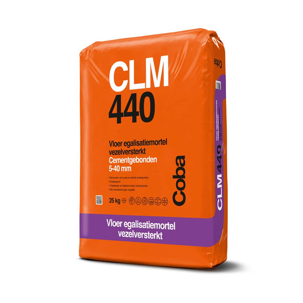 Coba CLM 440 Uitvlakmortel  à 25 Kg Lichtgewicht 2-20 mm (renovatie)