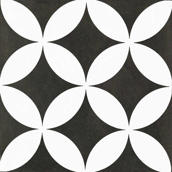 Kerion Neocim Plus Fleur Noir N 20x20 Décor