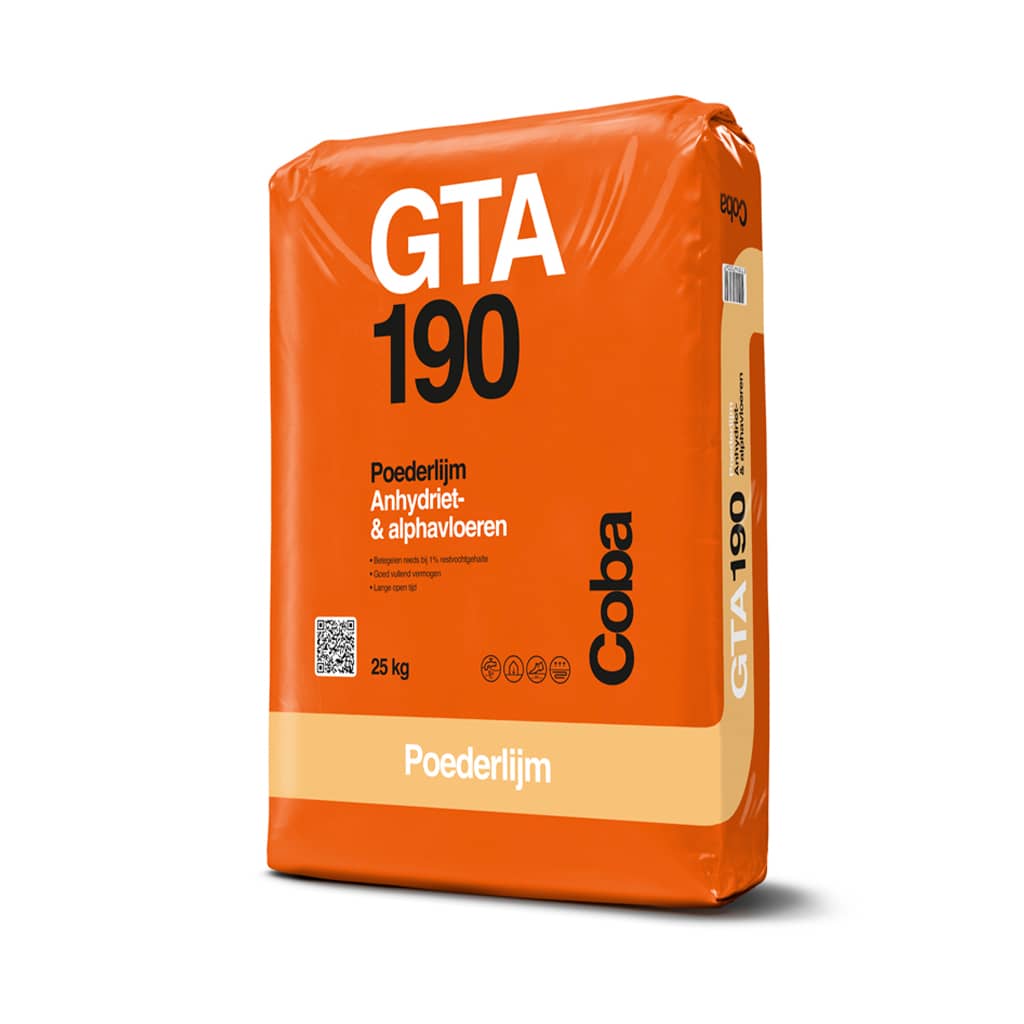 Coba GTA 190 Anhydriet- & alpavloeren Poederlijm à 25 Kg