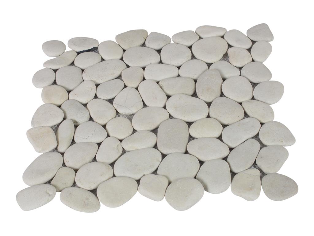 Cerastone Wit Pebbles 30x30