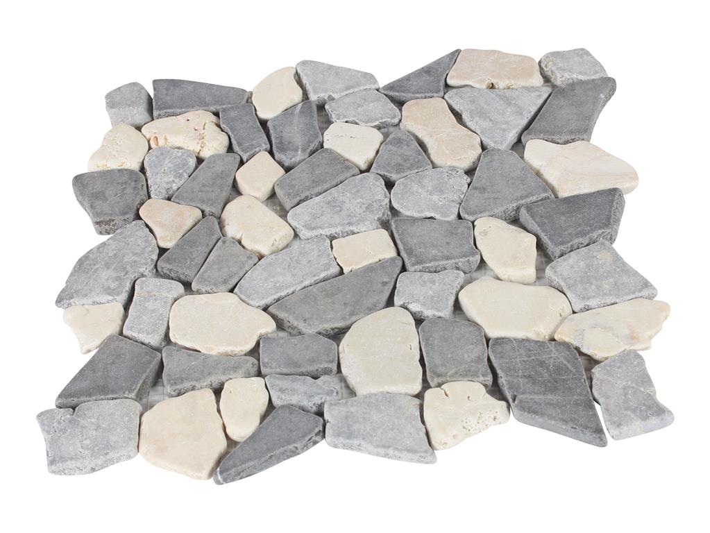 Cerastone Wit/grijsmix Brokstukken 30x30