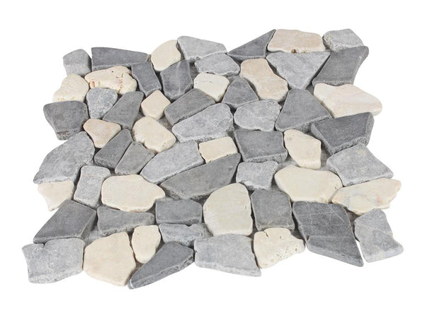 Cerastone Wit/grijsmix Brokstukken 30x30