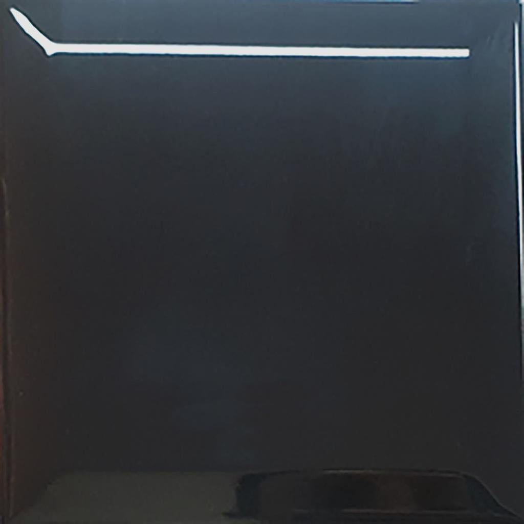 Steenbok Metro Zwart Glans 10x10 Eindstuk
