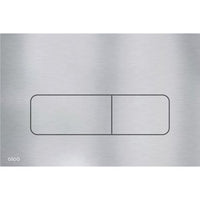 Alca Flat moon metaal geborsteld rvs  bedieningsplaat t.b.v. AM101, AM118 en AM1101