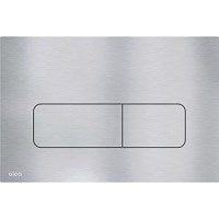 Alca Flat moon metaal geborsteld rvs  bedieningsplaat t.b.v. AM101, AM118 en AM1101