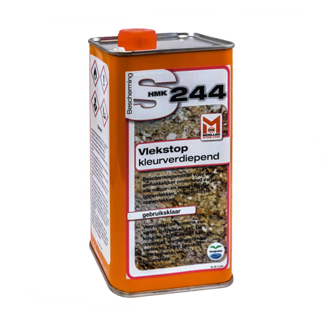 Moeller Stone Care S 244 à 1 Liter Vlekstop. kleurverdiepend