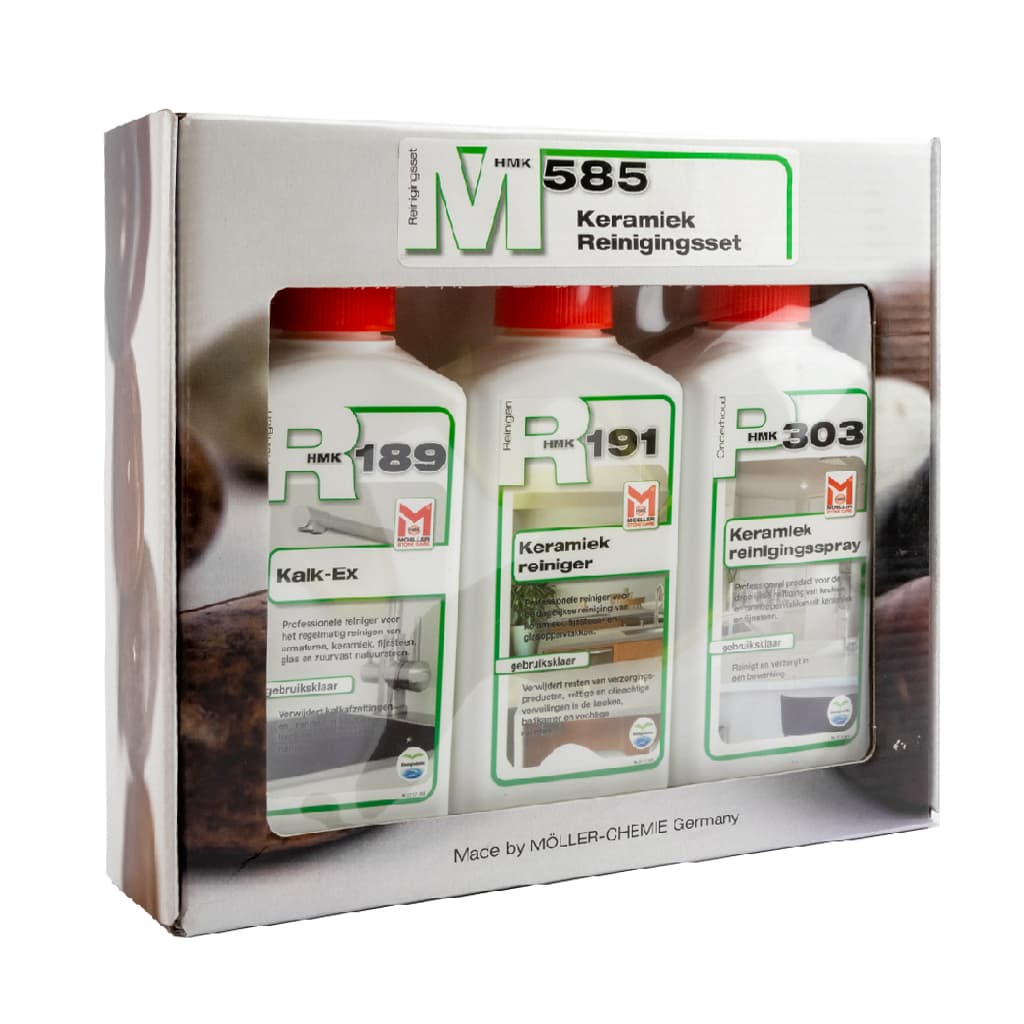 Moeller Stone Care M 585 à 1 Set Keramiek reinigingset 250 ml: R189, R191 en P303