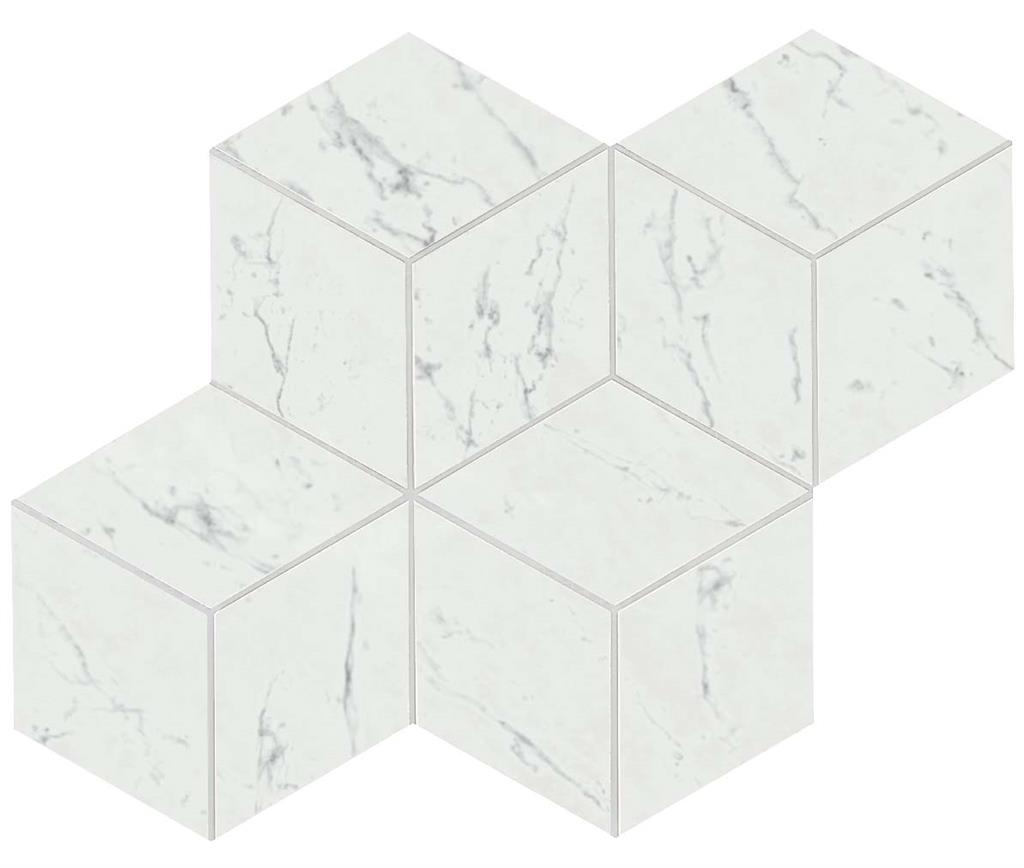 Atlas Concorde Marvel Stone Carrara Pure Lappato 10x17 30x35 Mosaico Esagono