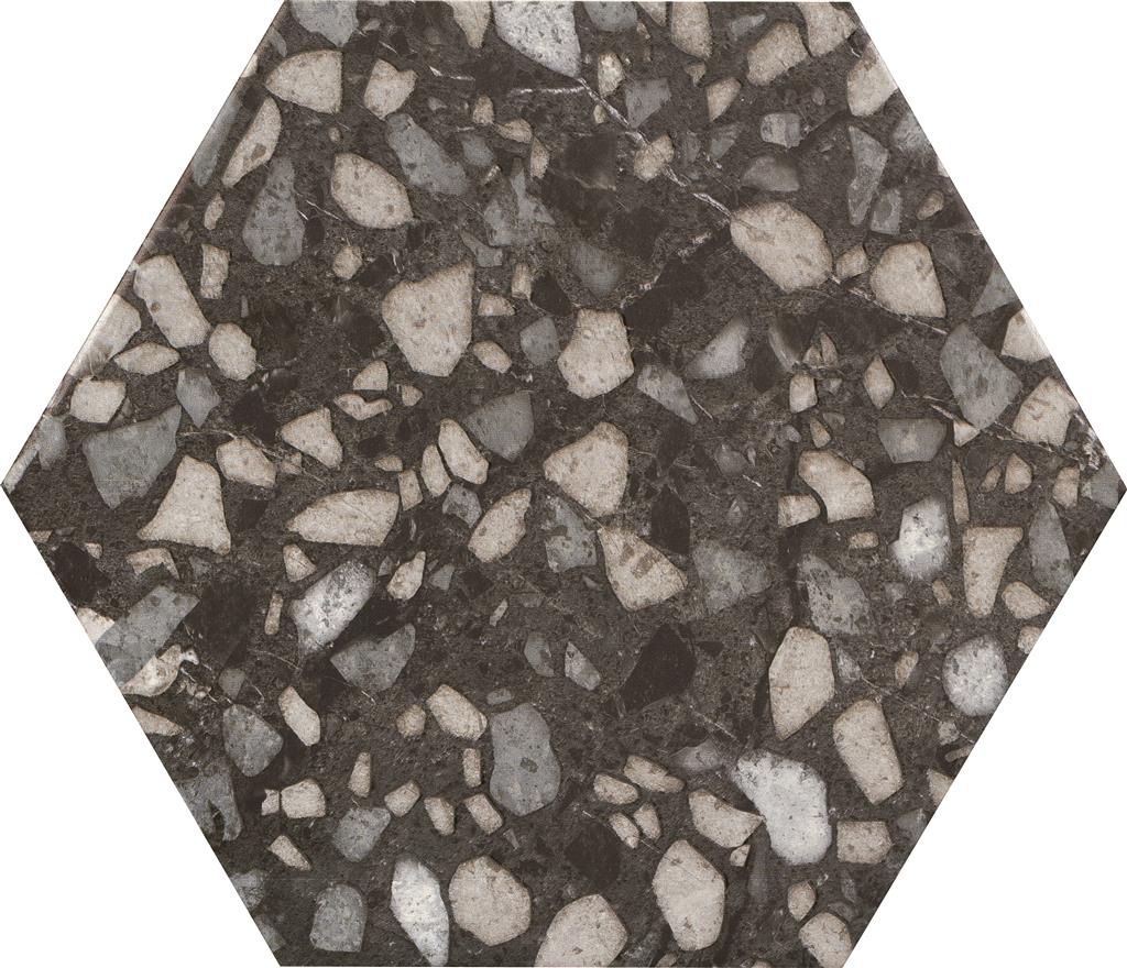 Durstone Six Terazzo Black 23x27 (R)