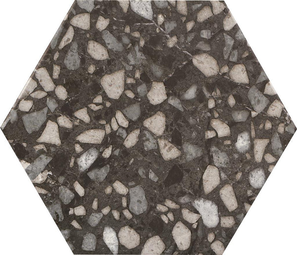 Durstone Six Terazzo Black 23x27 (R)