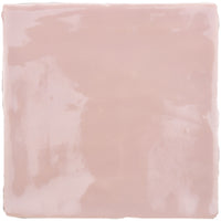 Steenbok Rustic Handmade Pink Glossy 13x13