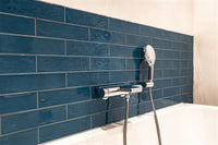 Steenbok Rustic Stripe Dark Blue Glossy 7,5x30