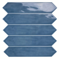 Steenbok Rustic Spike Dark Blue Glossy 5x25