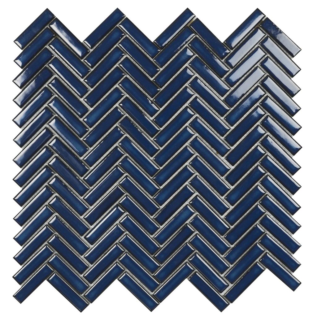 Intermatex Tech Chevron Blue Gloss 27,7x28,3 (1,2x4,8)