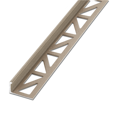 Blanke Aluminium Recht New York Sand Tropez 11 mm 250 cm 300-4571A-11025