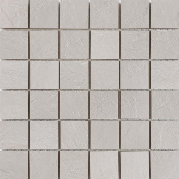 Ecoceramic Newton White Natural 5x5 30x30
